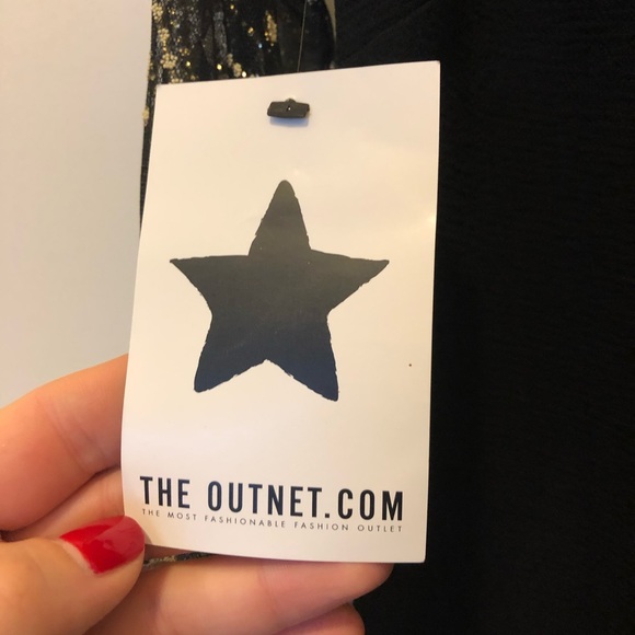 Badgley Mischka gorgeous long black gown - Picture 5 of 8